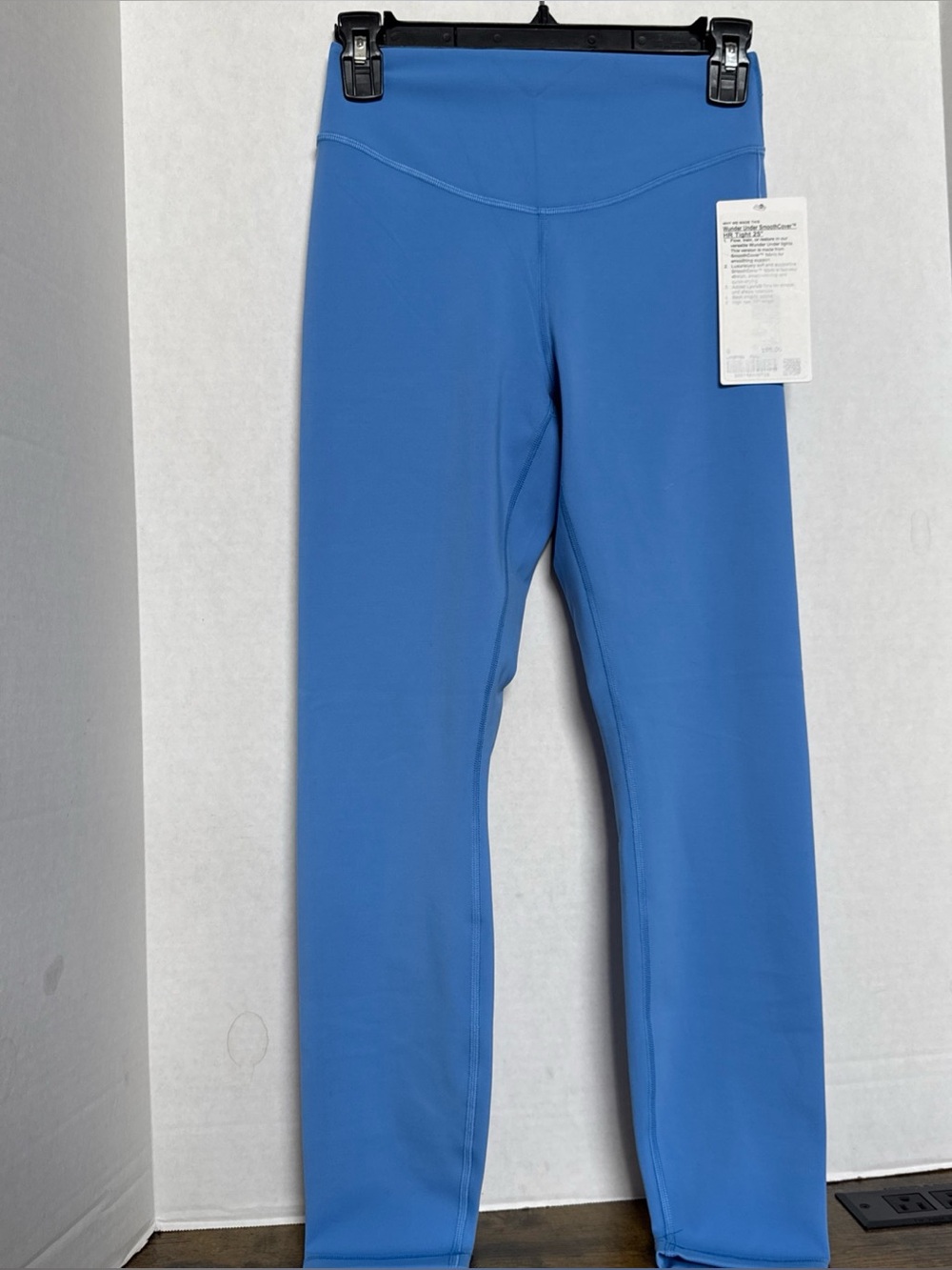 Lululemon Wunder Under SmoothCover* HR Tight 25” Pool like Blue Size 6 NWT